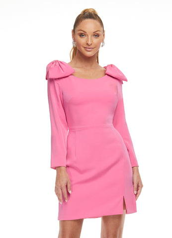 Ashley Lauren 4470 Pink Cocktail Dress ...